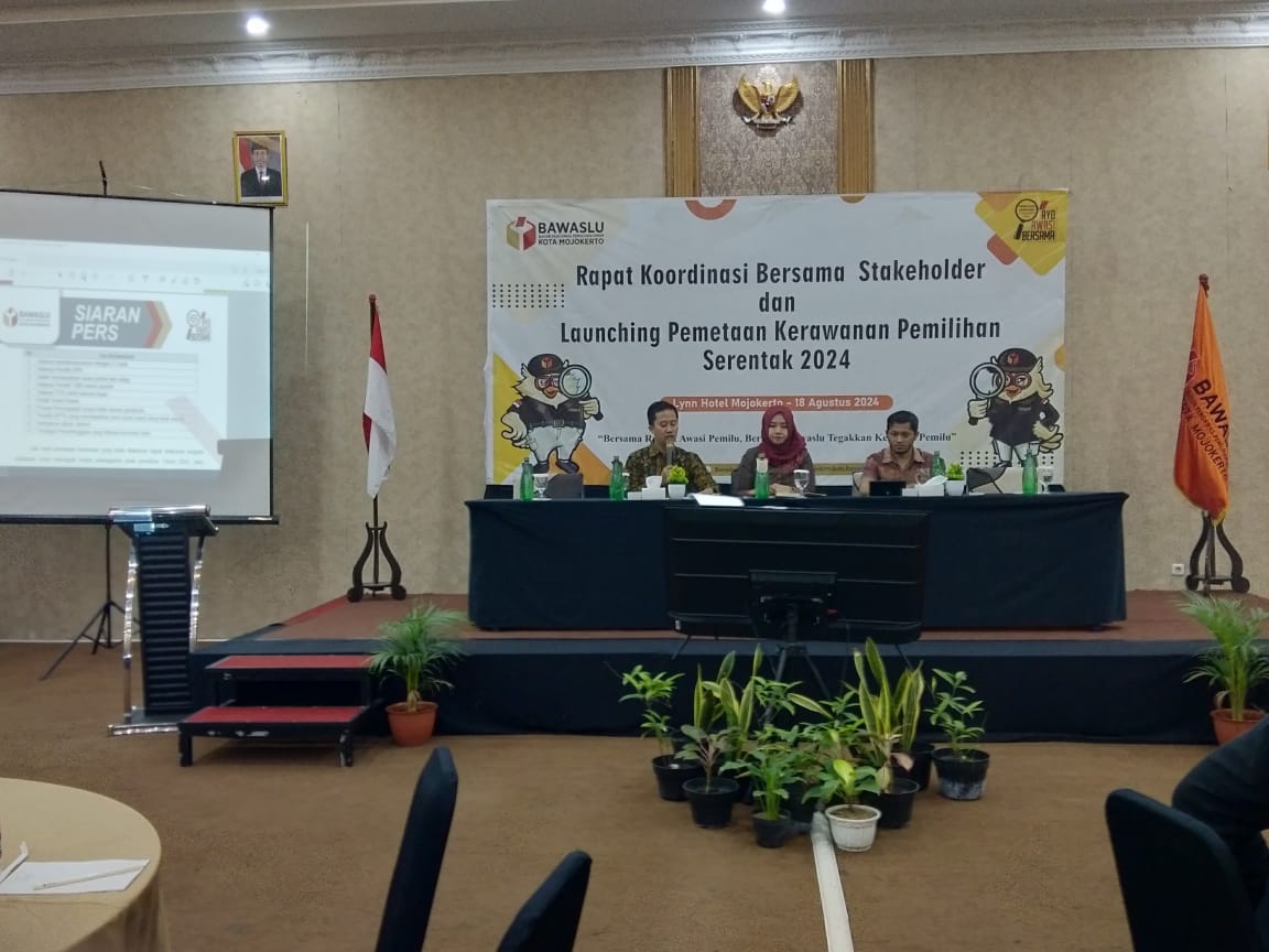 Bawaslu Kota Mojokerto Petakan 13 Isu Kerawanan dalam Pemilihan Serentak Tahun 2024