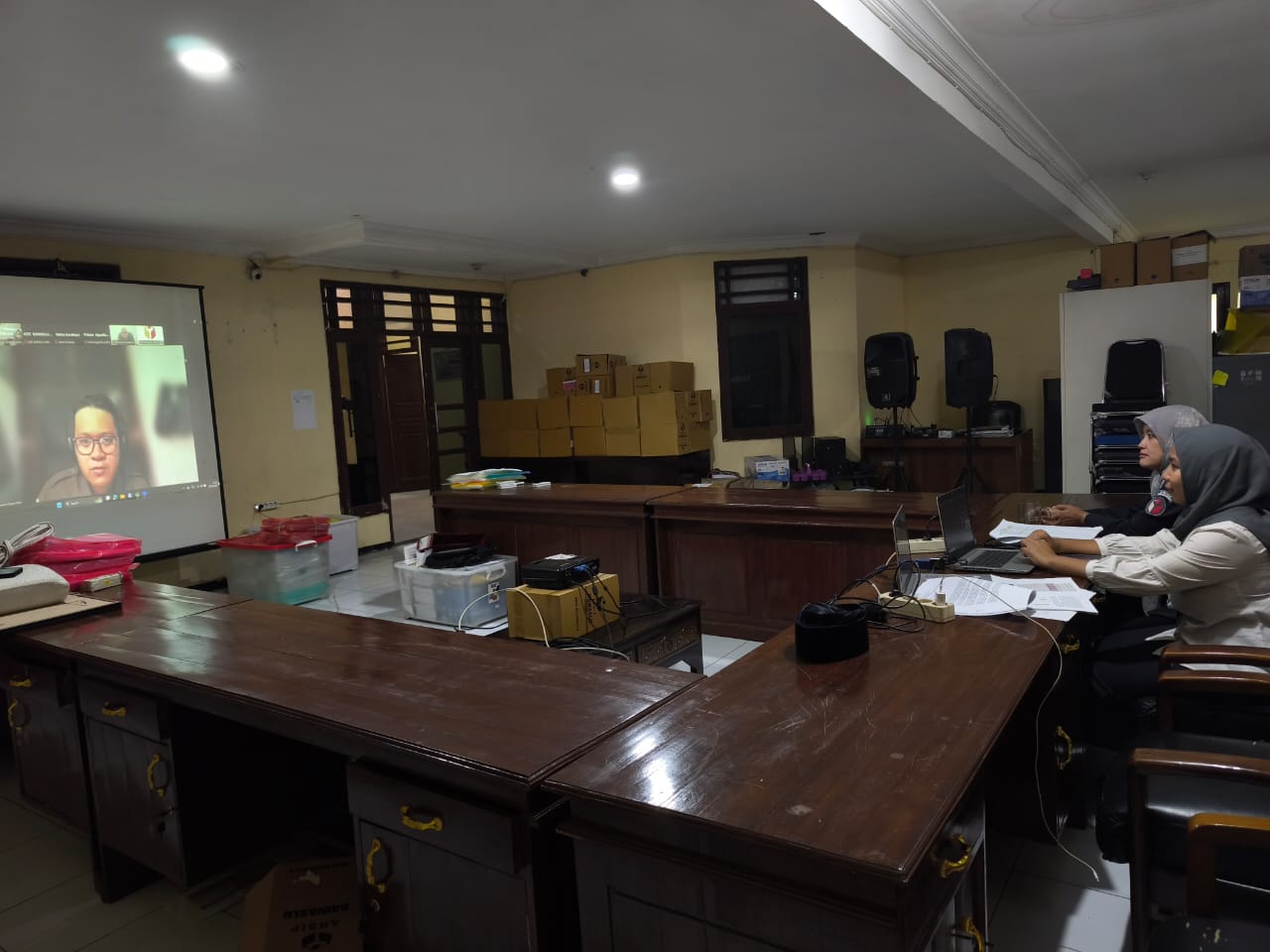 Rapat Zoom Bersama Bawaslu Provinsi Jatim tentang Penerimaan CPNS 