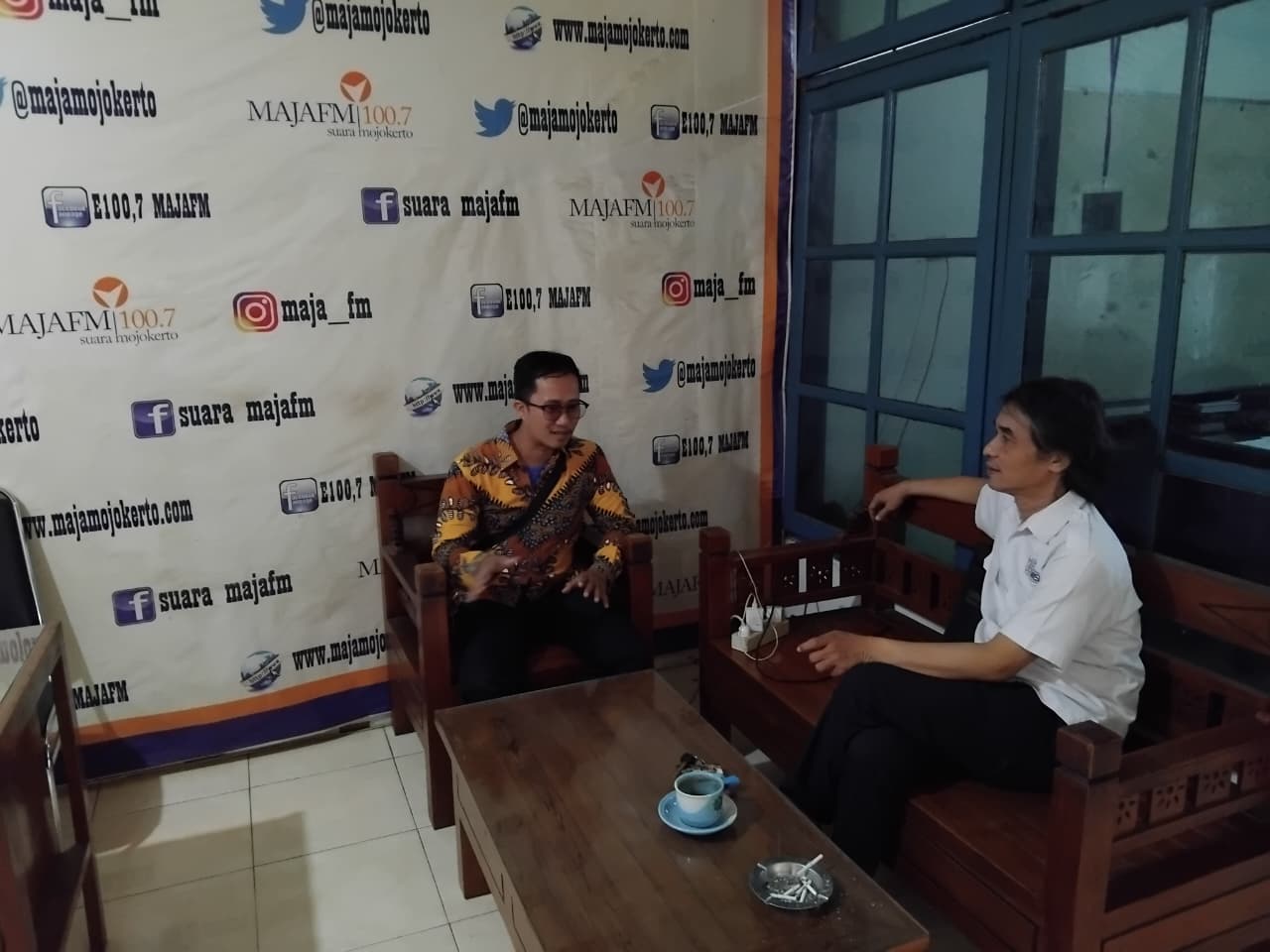 Bawaslu Kota Mojokerto Kunjungi Radio Maja FM