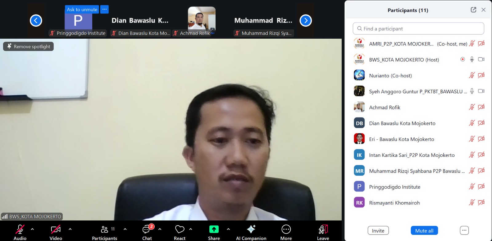 ilham bagus anggota bawaslu kota mojokerto