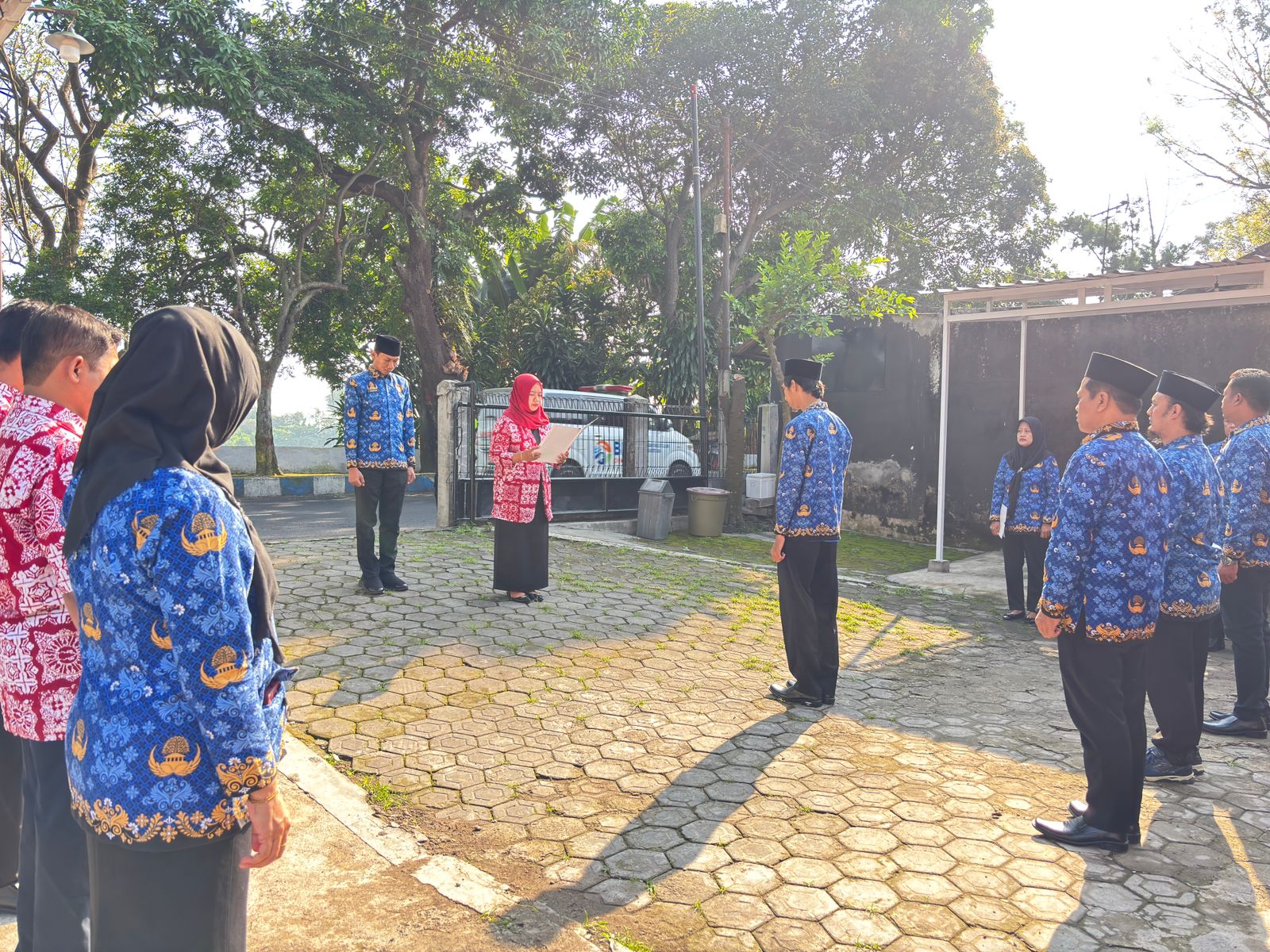 Upacara Kelahiran Pancasila : Ketua Bawaslu Kota Mojokerto Gaungkan Pesan Perdamaian Dunia