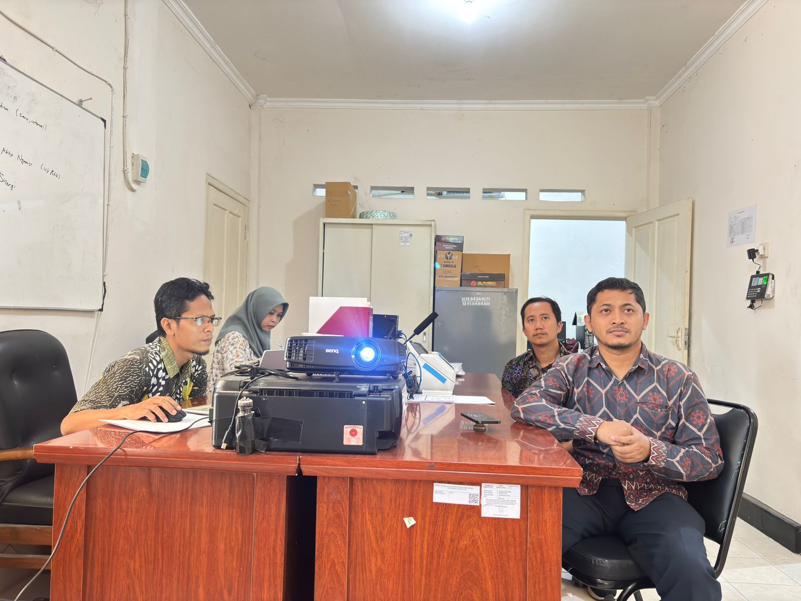 Perkuat Benteng Internal, Bawaslu Kota Mojokerto Ikuti Rakor SPIP Bawaslu Jatim