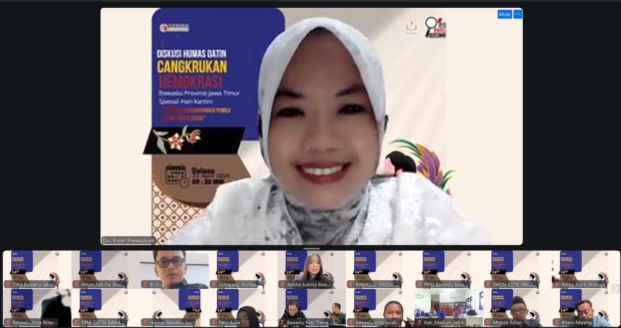 Semangat Kartini dalam Pengawasan Pemilu: Bawaslu Jatim Serukan Perang Melawan Disinformasi