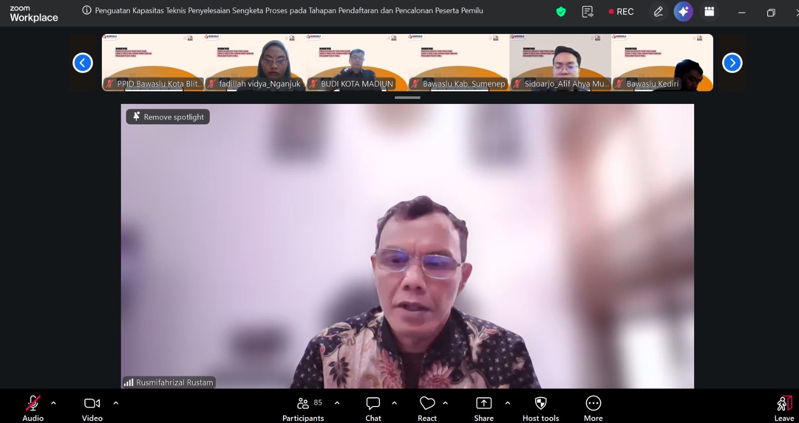 Bawaslu Jatim Optimalkan Kesiapan, Perkuat Kapasitas Teknis Penyelesaian Sengketa Pemilu 2029