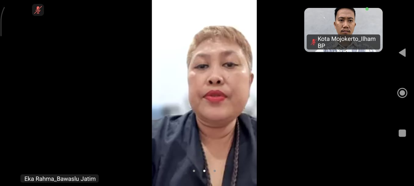 Optimalkan Akurasi Data, Bawaslu Kota Mojokerto Ikuti Strategi Pengawasan Rekapitulasi PDPB Triwulan II