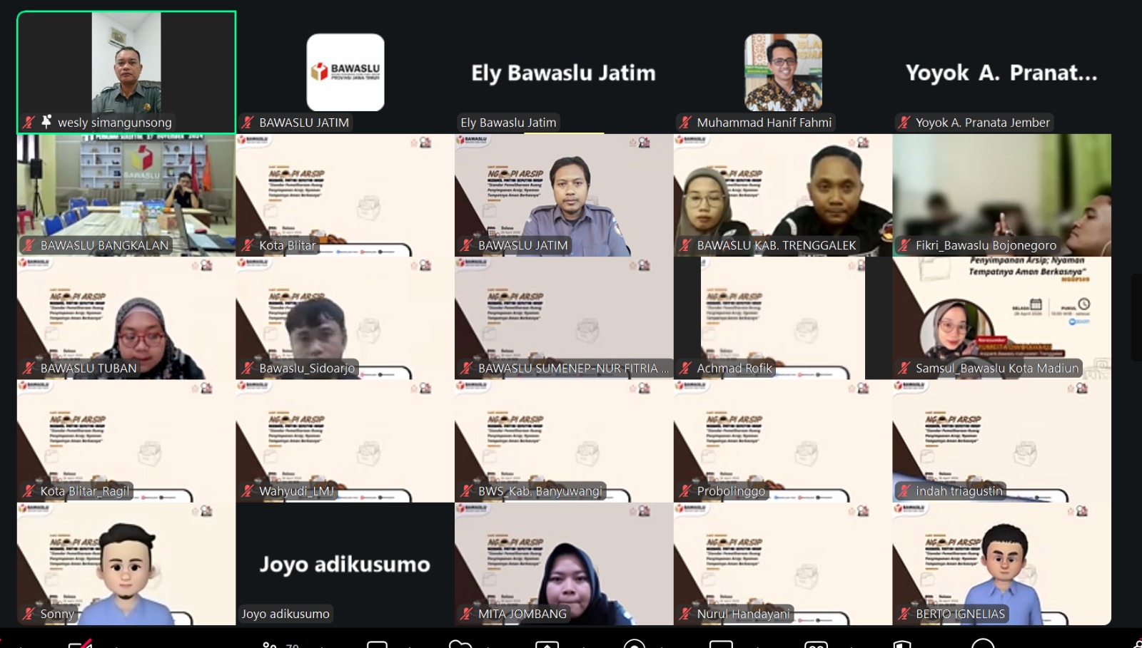 Seri ke-9 "Ngopi Arsip", Tekankan Tata Kelola Arsip yang Tertib dan Akuntabel