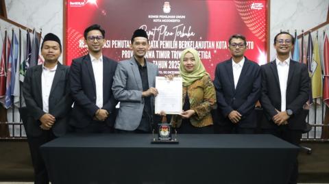 Penerimaan Berita Acara Rekapitulasi PDPB Triwulan Ketiga Tahun 2025