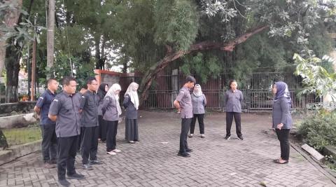 Apel Awal Tahun, Ketua Bawaslu Kota Mojokerto Ajak Tingkatkan Profesionalitas dan Integritas