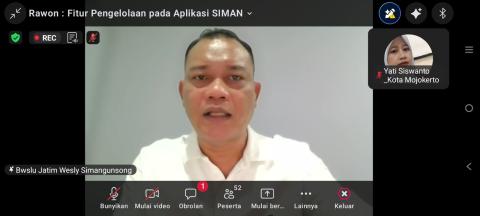 Ikuti Rawon Vol. 8, Bawaslu Kota Mojokerto Perkuat Pengelolaan BMN melalui SIMAN V2