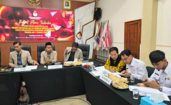 Bawaslu Kota Mojokerto Berikan Saran Perbaikan Pada Rapat Pleno Rekapitulasi PDPB 