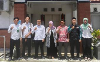 Kunjungan Baznas di Kantor Bawaslu Kota Mojokerto